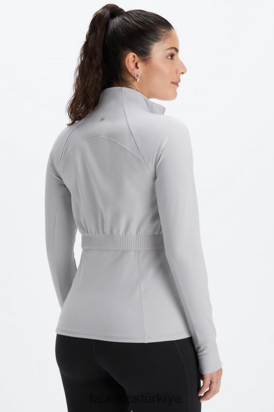 tr Fabletics kadınlar trinity performans ceketi mineral gri 40R06B2571