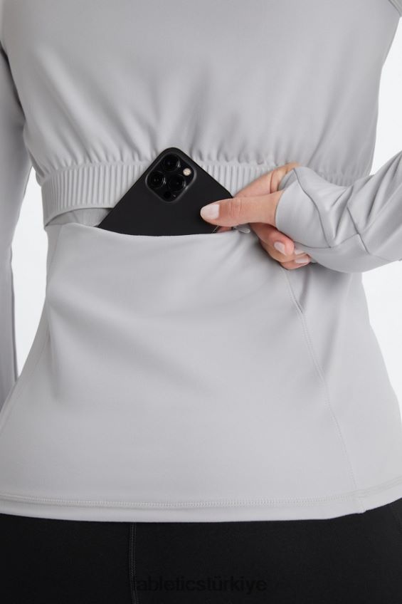 tr Fabletics kadınlar trinity performans ceketi mineral gri 40R06B2571