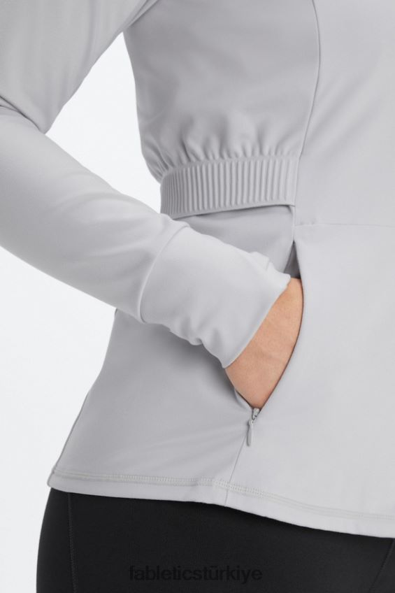 tr Fabletics kadınlar trinity performans ceketi mineral gri 40R06B2571