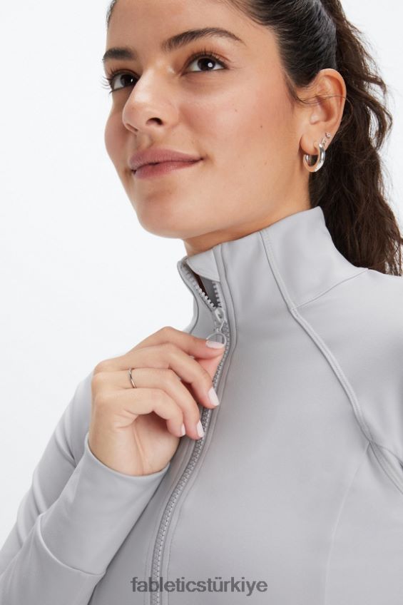 tr Fabletics kadınlar trinity performans ceketi mineral gri 40R06B2571