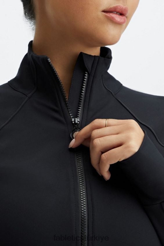 tr Fabletics kadınlar trinity performans ceketi siyah 40R06B2570