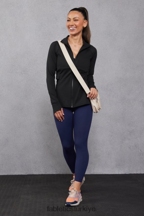 tr Fabletics kadınlar trinity performans ceketi siyah 40R06B2570
