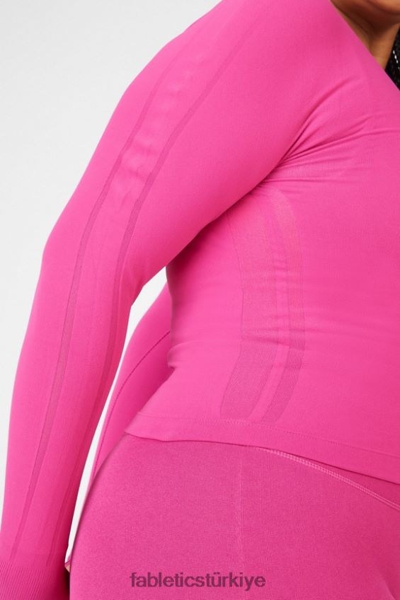 tr Fabletics kadınlar Corey sculptknit uzun kollu üst çok dut 40R06B2699