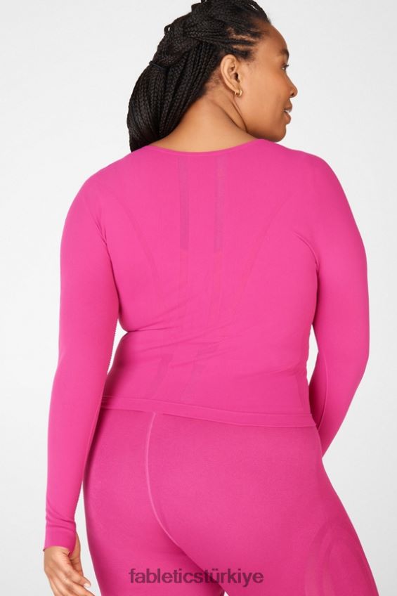 tr Fabletics kadınlar Corey sculptknit uzun kollu üst çok dut 40R06B2699