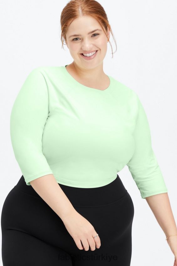 tr Fabletics kadınlar dorothy bale kollu top sakin 40R06B2659