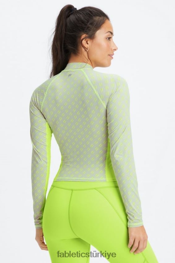 tr Fabletics kadınlar hafif uzun kollu üst limeade logosu dilimi 40R06B2628