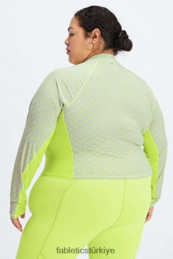 tr Fabletics kadınlar hafif uzun kollu üst limeade logosu dilimi 40R06B2629