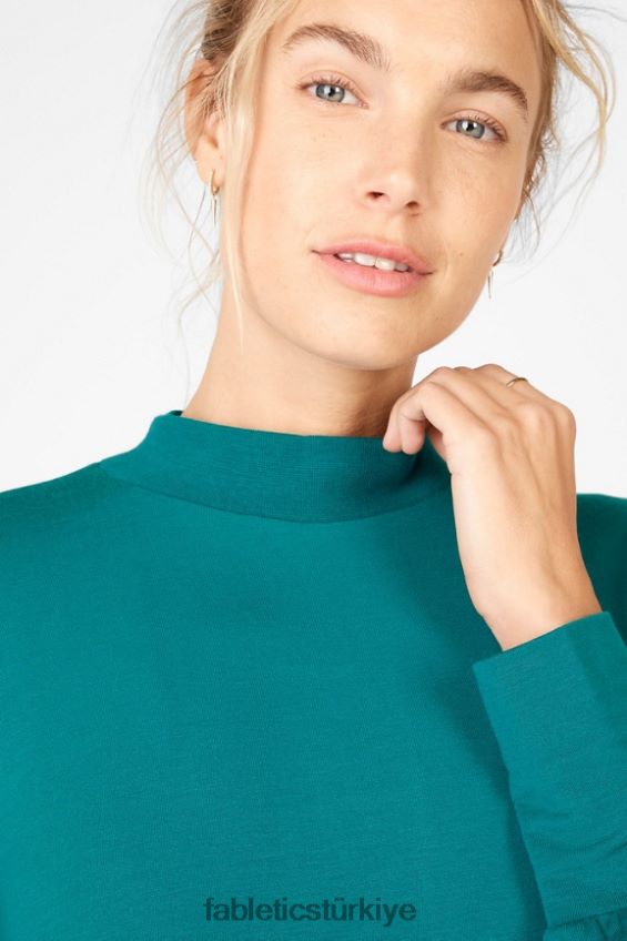 tr Fabletics kadınlar jody sahte boyunlu kazak sığ 40R06B2713