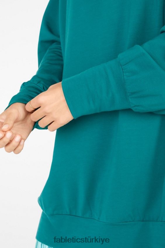 tr Fabletics kadınlar jody sahte boyunlu kazak sığ 40R06B2713