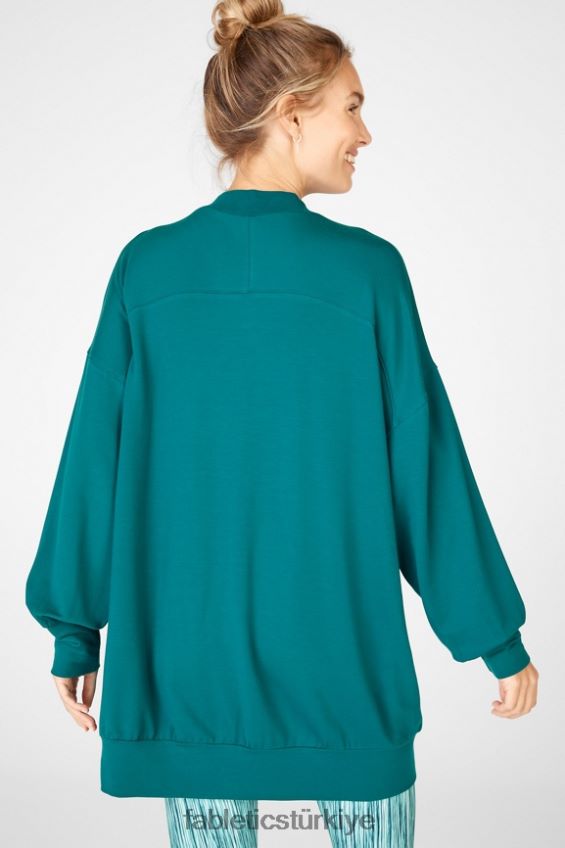 tr Fabletics kadınlar jody sahte boyunlu kazak sığ 40R06B2713