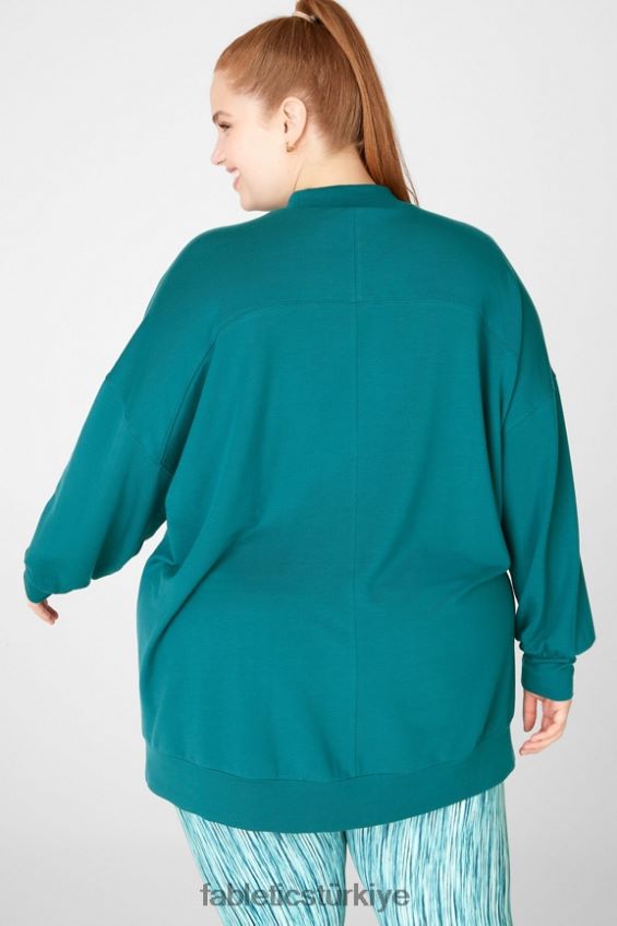 tr Fabletics kadınlar jody sahte boyunlu kazak sığ 40R06B2714