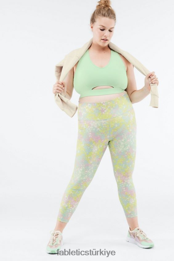 tr Fabletics kadınlar kat yarım fermuarlı kazak tapyoka 40R06B2693