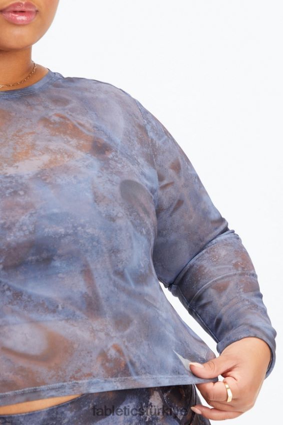 tr Fabletics kadınlar marie örgü üst yıldızlararası 40R06B2657