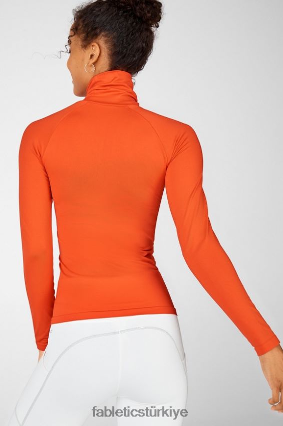 tr Fabletics kadınlar naomi dikişsiz uzun kollu balıkçı yaka hasat 40R06B2723