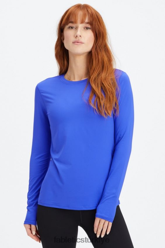 tr Fabletics kadınlar phoenix lite uzun kollu üst balık 40R06B2615