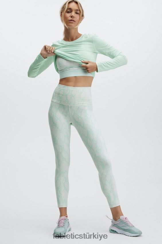 tr Fabletics kadınlar phoenix lite uzun kollu üst buz küpü 40R06B2619