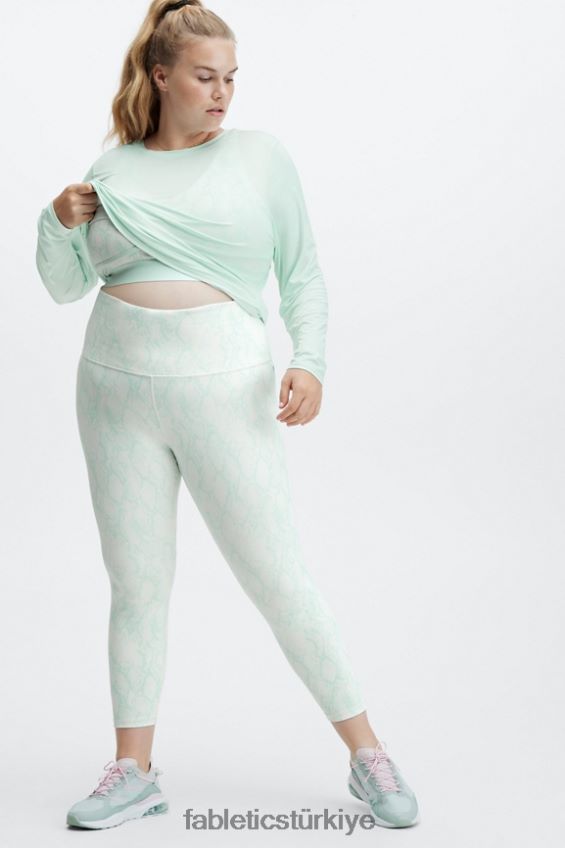 tr Fabletics kadınlar phoenix lite uzun kollu üst buz küpü 40R06B2620