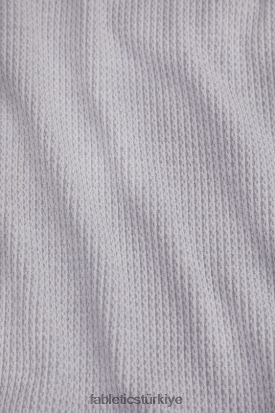 tr Fabletics kadınlar uzun kollu örgü top klasik gri melanj 40R06B2610